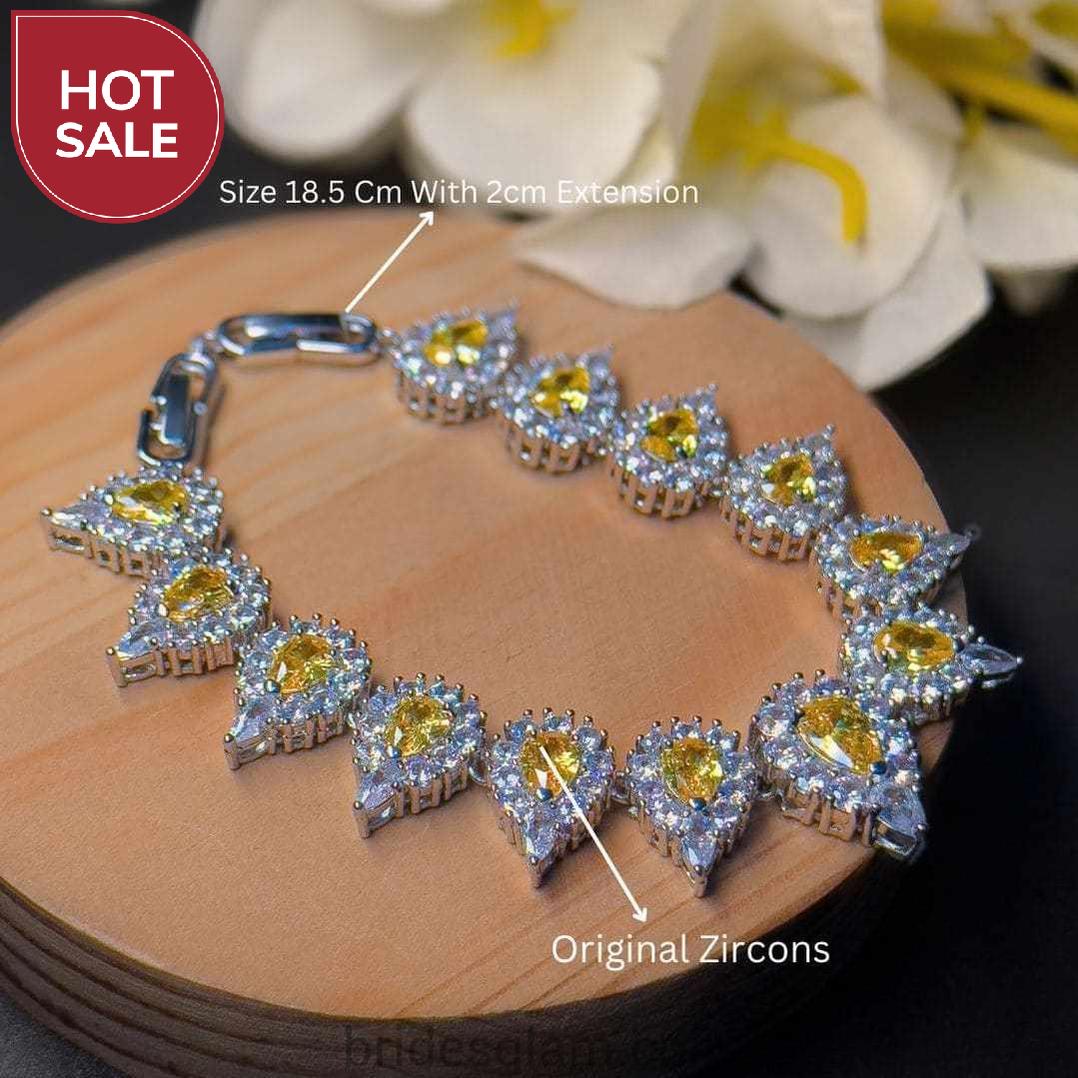 Water Drop Yellow Bracelet