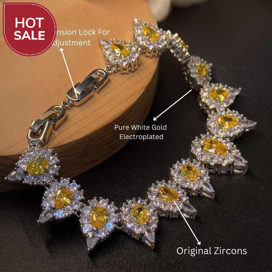 Water Drop Yellow Bracelet