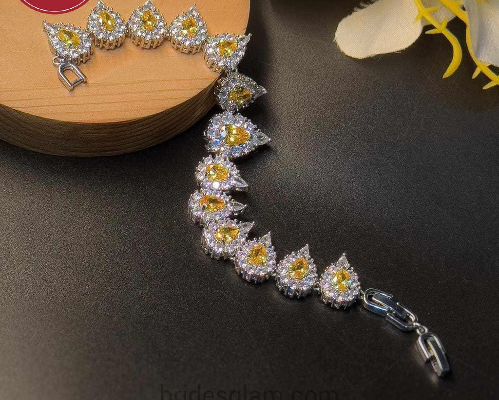 Water Drop Yellow Bracelet
